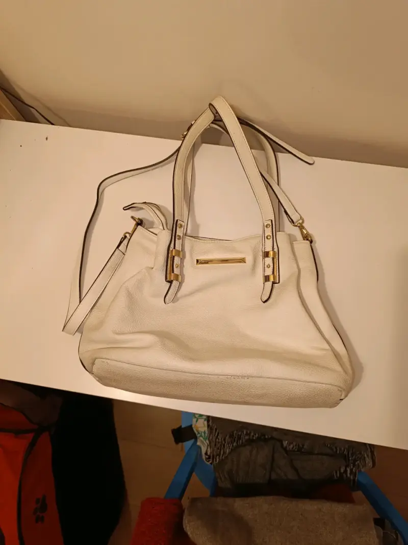 Cartera blanco con correas ajustables - 2