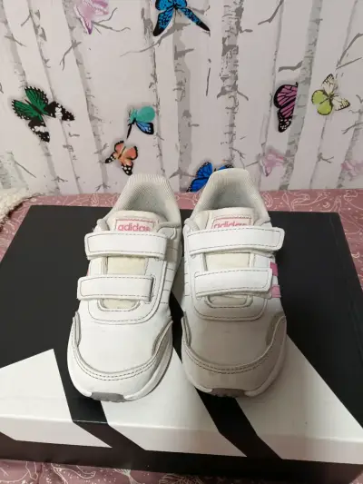 Zapatillas deportivas Unisex Adidas blancas con - miniatura 3