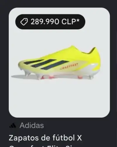 Botines de Fútbol Adidas X Crazyfast Elite Amarillo - miniatura 4