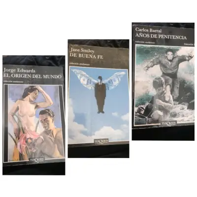 Lote de libros de colección Andanzas Tusquets - miniatura 1