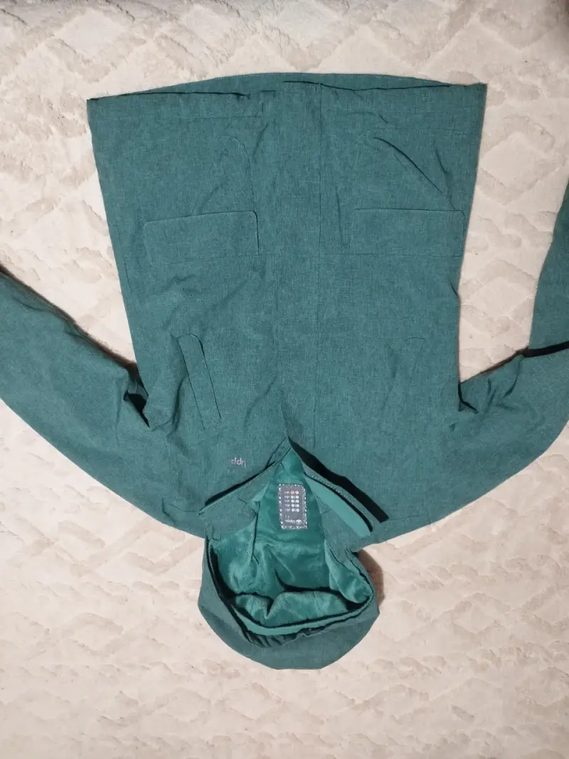 Chaqueta de niña verde con capucha lippi - 3