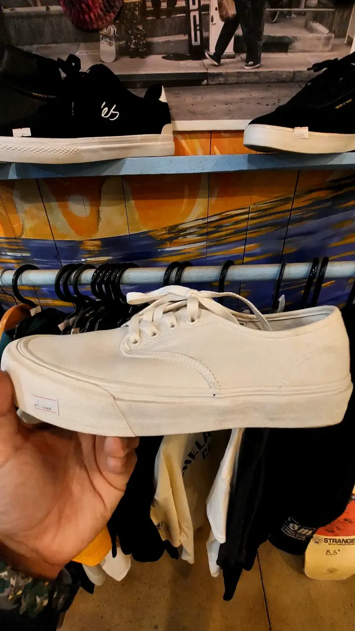 Zapatillas de lona blancas Straye talla 42.5 - 1