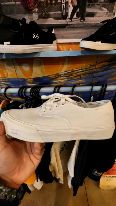 Zapatillas de lona blancas Straye talla 42.5 - miniatura 1