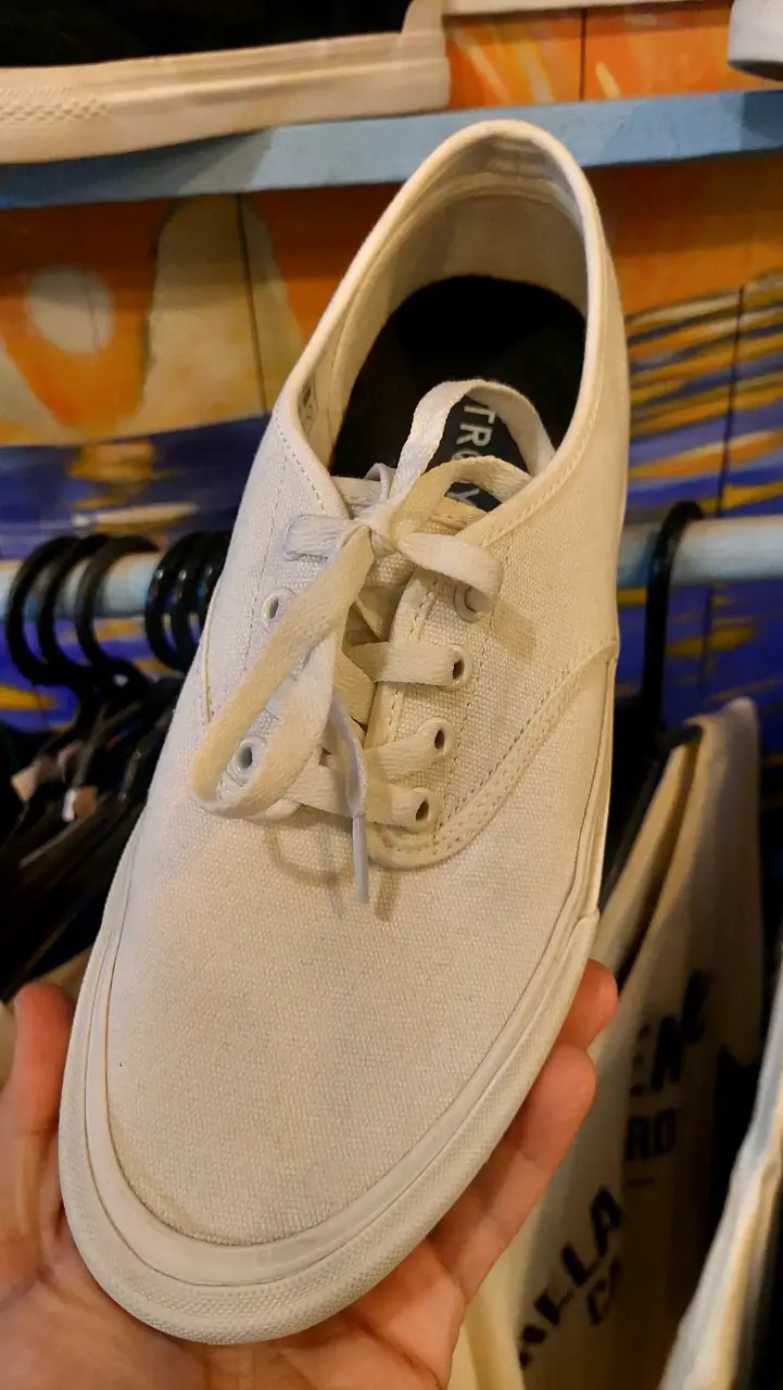 Zapatillas de lona blancas Straye talla 42.5 - 2