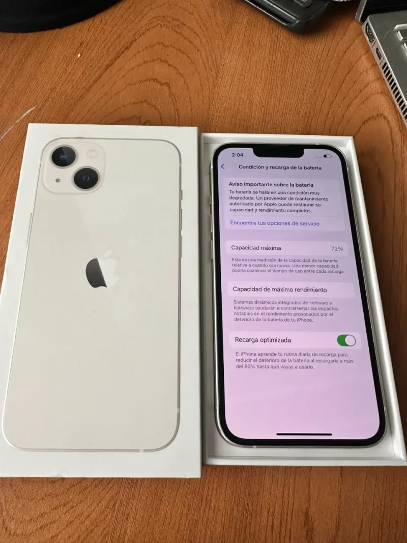 iPhone 13 Blanco en Caja Original - 4