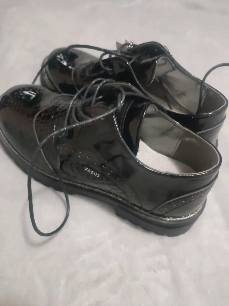 Zapatos escolares negros Fagus Kids - 3
