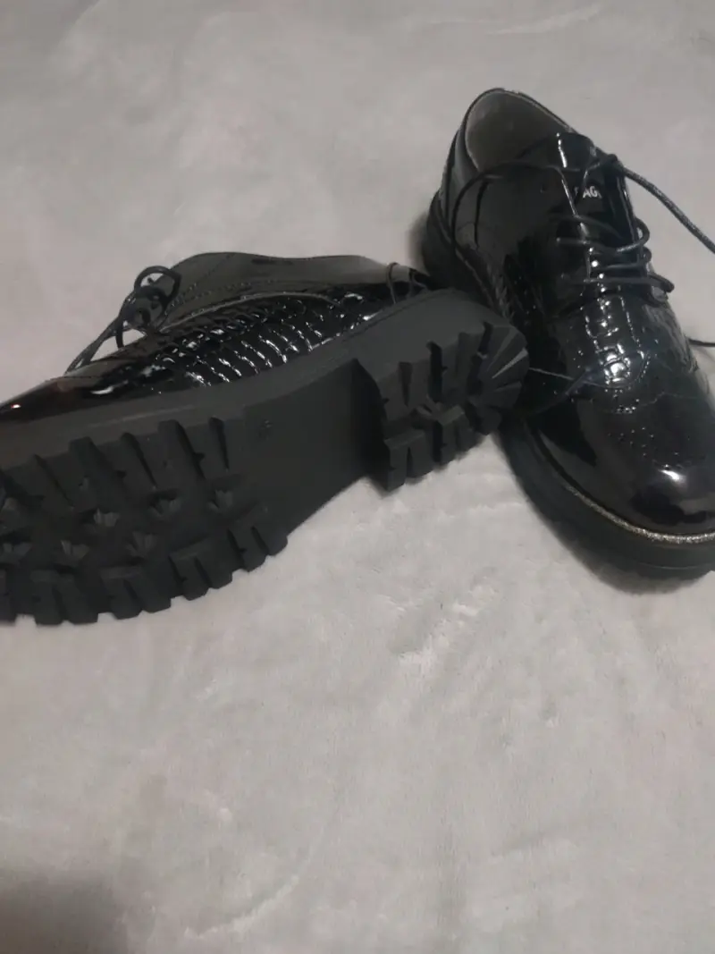 Zapatos escolares negros Fagus Kids - 4