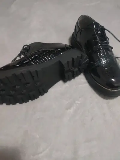 Zapatos escolares negros Fagus Kids - miniatura 4