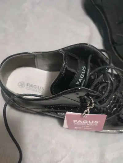 Zapatos escolares negros Fagus Kids - miniatura 5