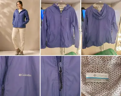 Chaqueta Impermeable Mujer Columbia Azul - miniatura 3