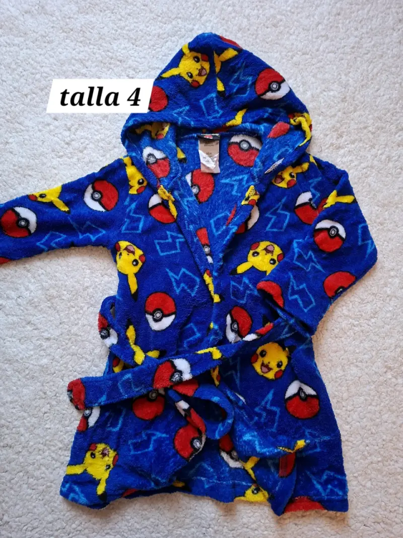 Batas de baño infantiles con capucha y diseños divertidos - 1