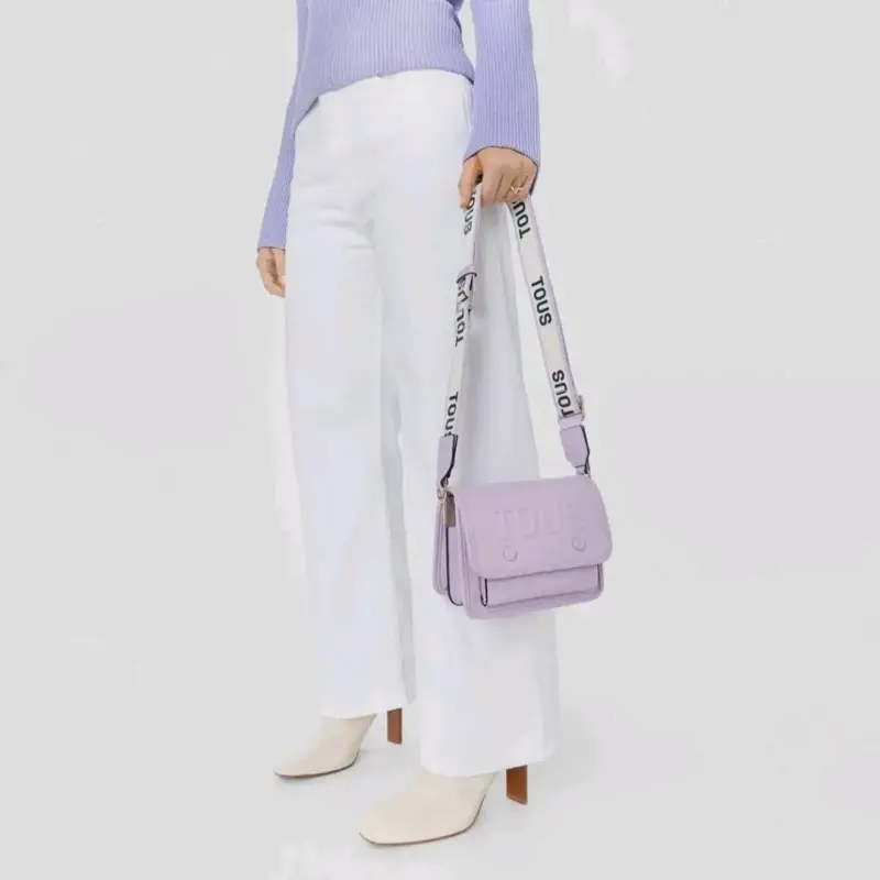 Bolso bandolera Tous lavanda con correa ajustable - 2