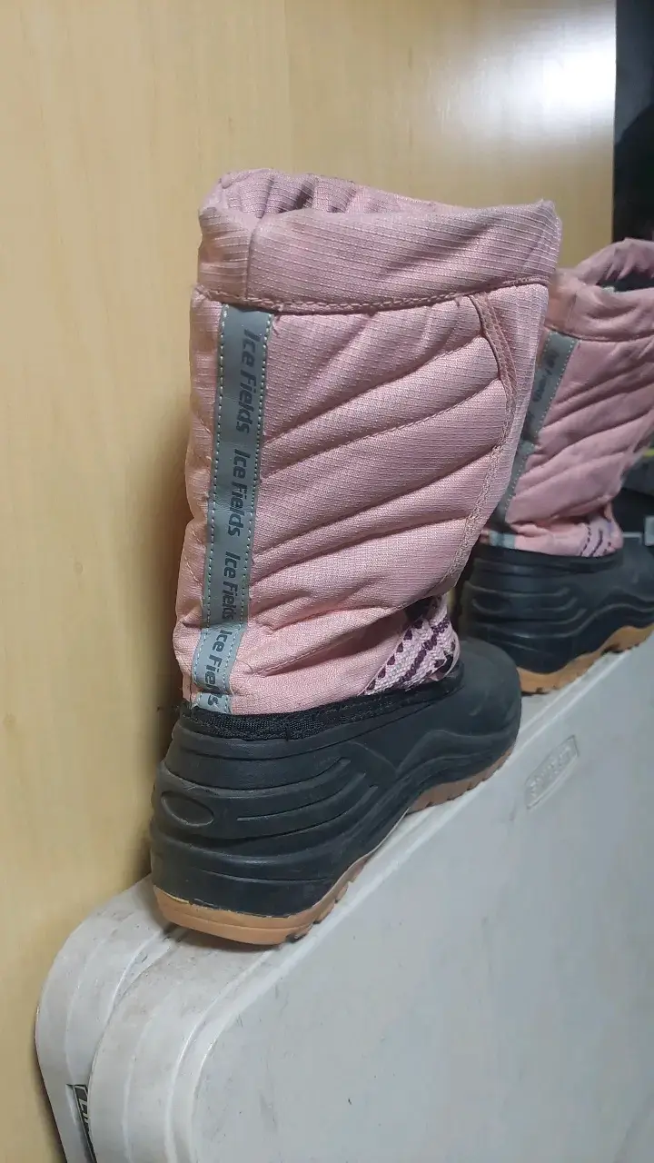 Botas de nieve rosadas para mujer - 4