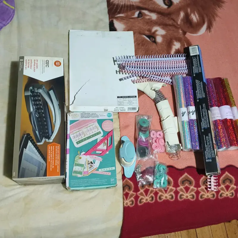 Kit de Encuadernación y Manualidades con Perforadora - 3
