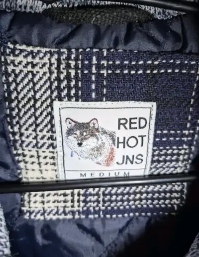 Chaqueta de franela con capucha Red Hot JNS - miniatura 3