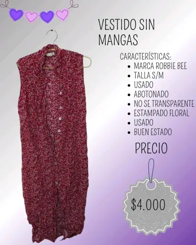 Vestido sin mangas Robbie Bee floral - miniatura 1
