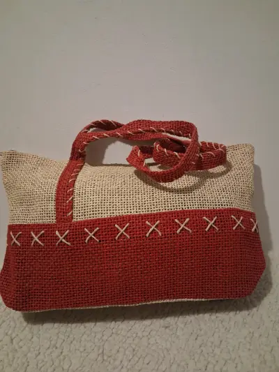 Bolso de MTH&N bicolor con asas trenzadas - miniatura 1