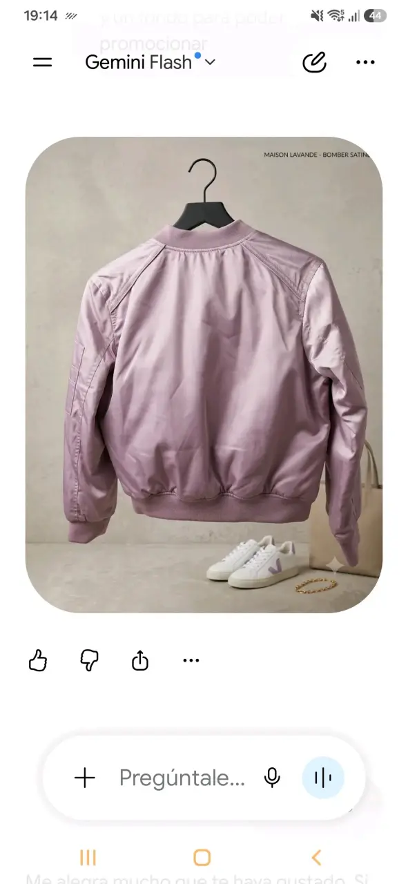Chaqueta bomber lila ELeven - 2