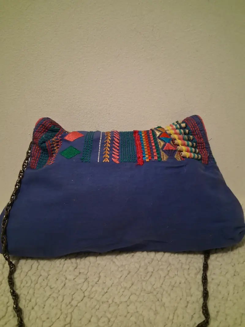 Cartera Casaideas multicolor con bordados - 2