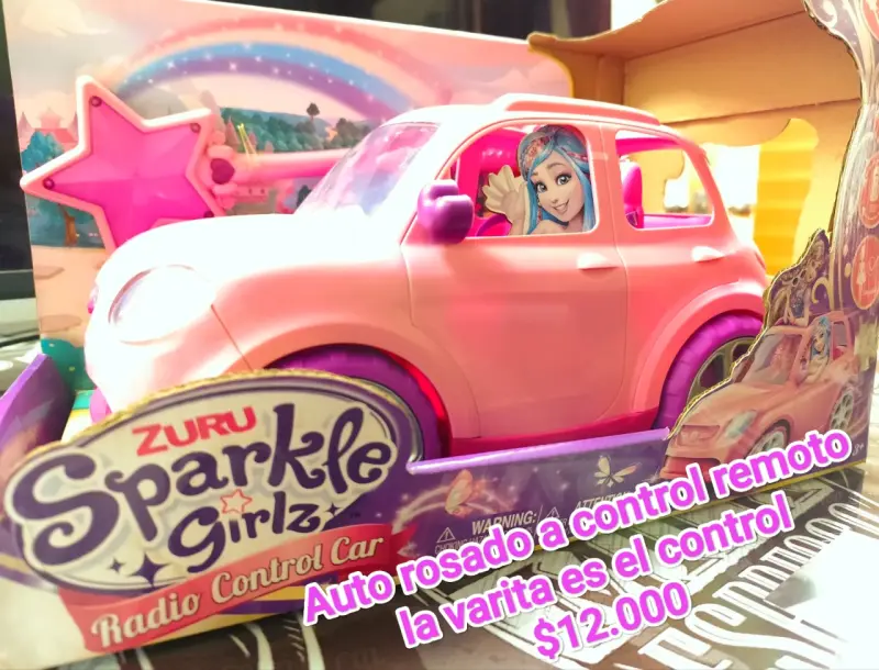 Auto rosado a control remoto Zuru Sparkle Girlz - 1