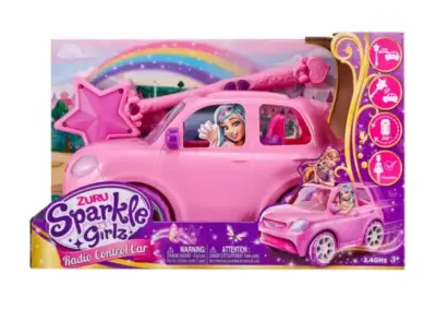 Auto rosado a control remoto Zuru Sparkle Girlz - miniatura 2