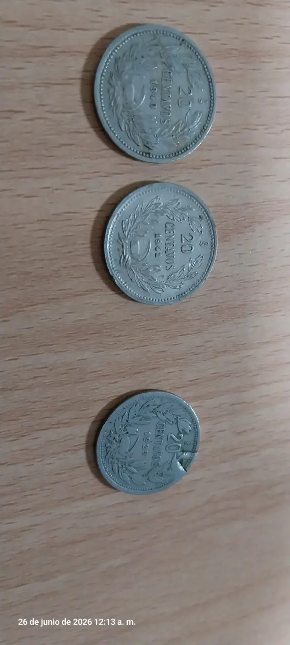 Lote de Monedas Chilenas Antiguas y Escasas - 2