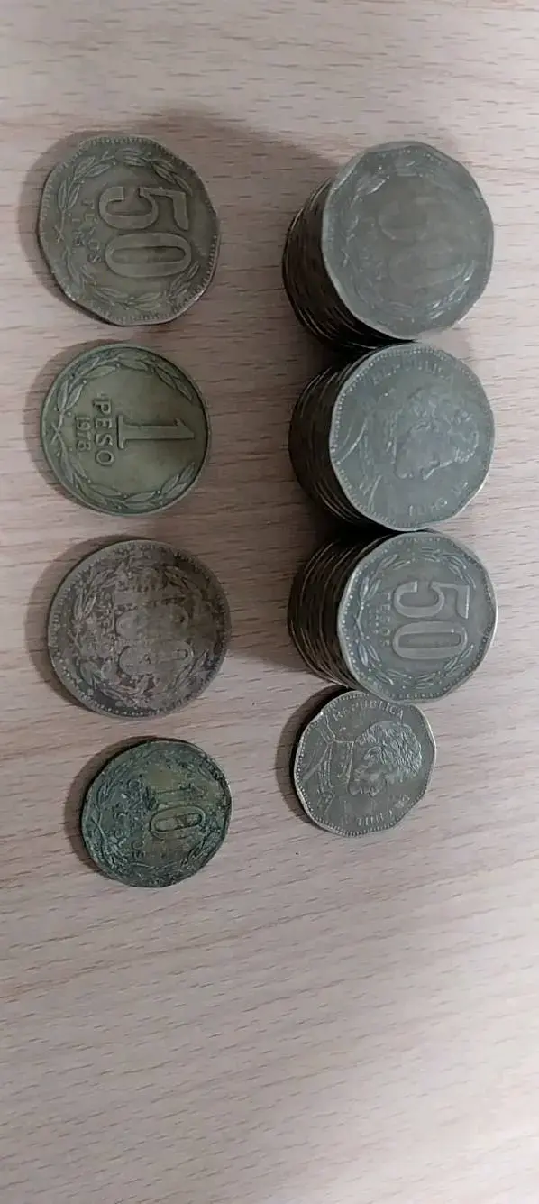 Lote de Monedas Chilenas Antiguas y Escasas - 3