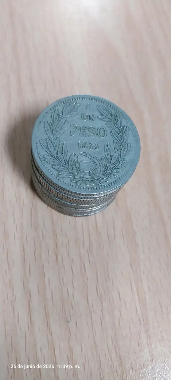 Lote de Monedas Chilenas Antiguas y Escasas - 6