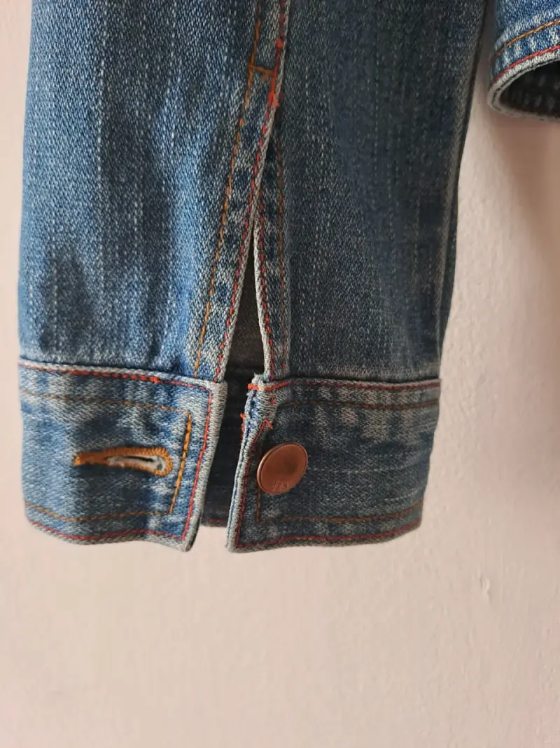 Chaqueta de mezclilla bordada para mujer - 6