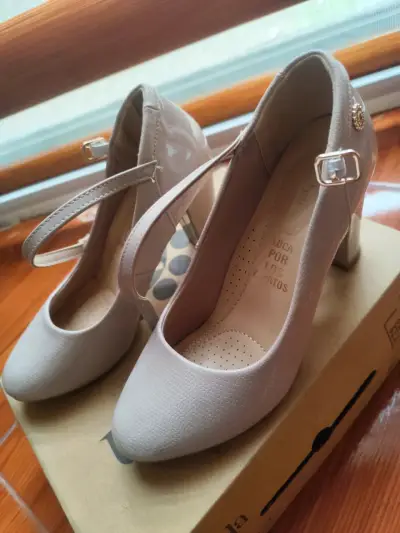Zapatos de tacón Chalada palo rosa elegantes - miniatura 2