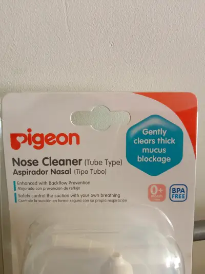 Aspirador nasal Pigeon tipo tubo para bebés - miniatura 2