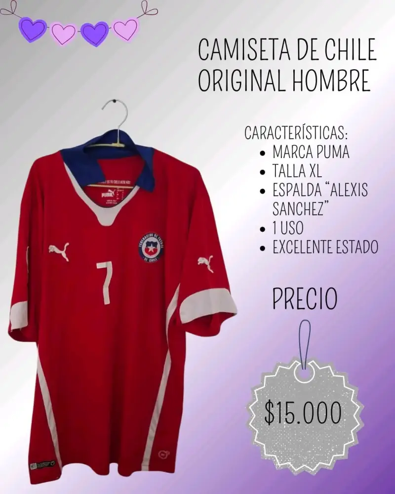 Camiseta de Chile Puma Alexis Sánchez XL