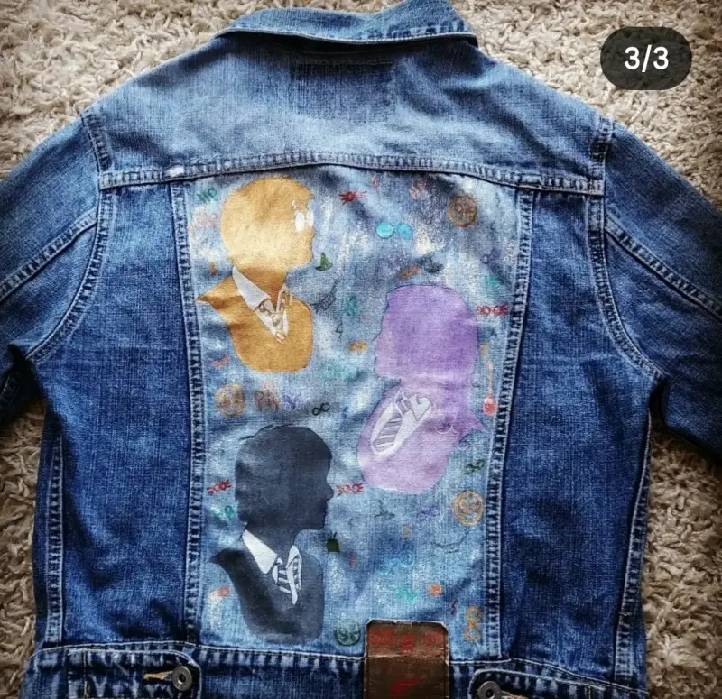 Chaqueta de mezclilla con diseño Harry Potter