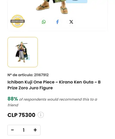 Figura de Roronoa Zoro - miniatura 6
