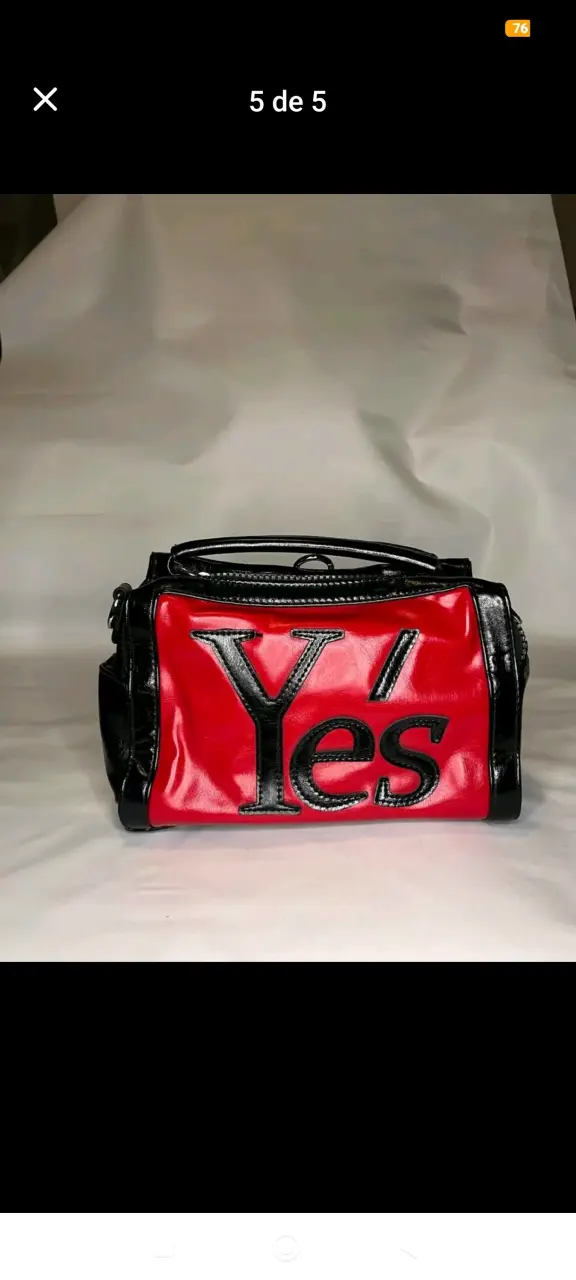Bolso de mano Yes en rojo y azul - 1