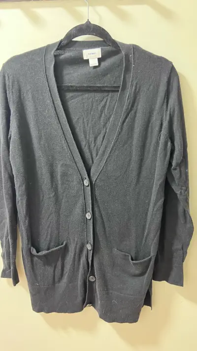 Cardigan negro Old Navy para mujer - miniatura 1