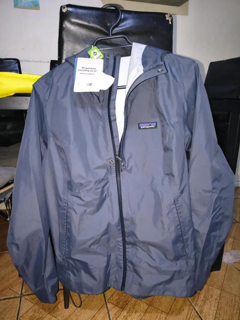 Chaqueta Impermeable Patagonia Mujer Azul - 1