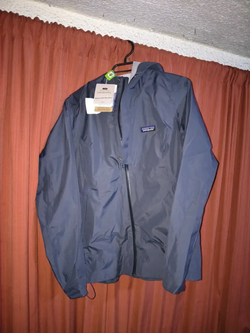 Chaqueta Impermeable Patagonia Mujer Azul - 3
