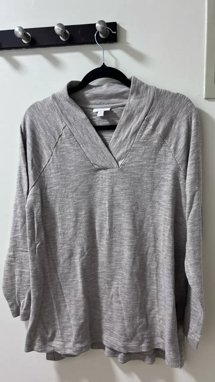 Suéter gris de mujer Pure Jill talla M - 1