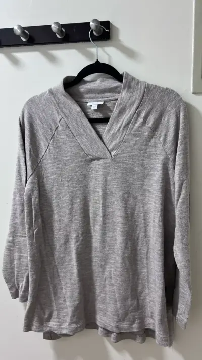 Suéter gris de mujer Pure Jill talla M - miniatura 1