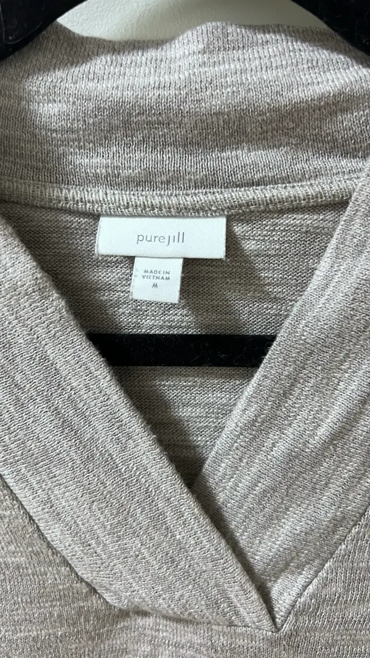 Suéter gris de mujer Pure Jill talla M - 2