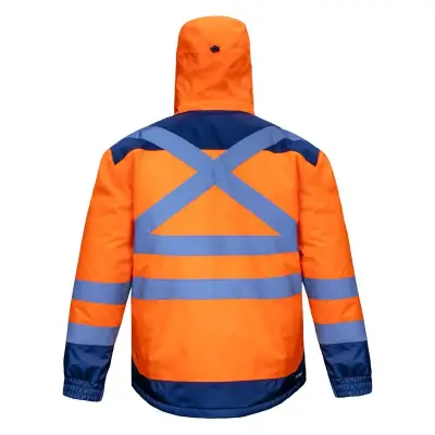 Parka Térmica Naranja Reflectante Activex - miniatura 4