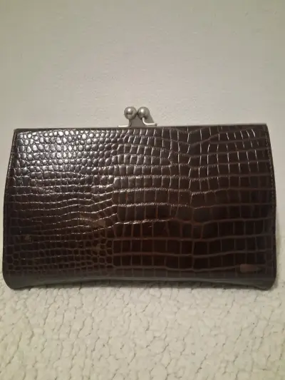 Cartera de mano marrón - miniatura 2