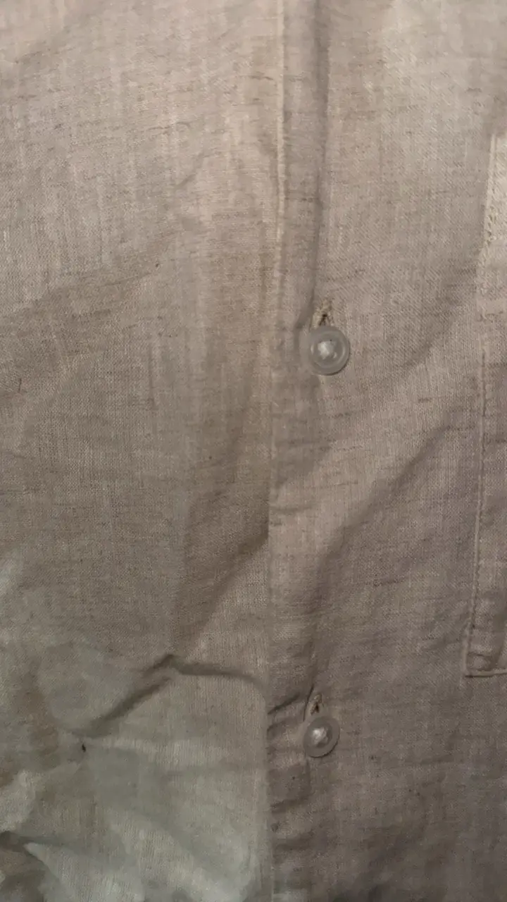Camisa Beige de Lino H&M para Hombre - 3