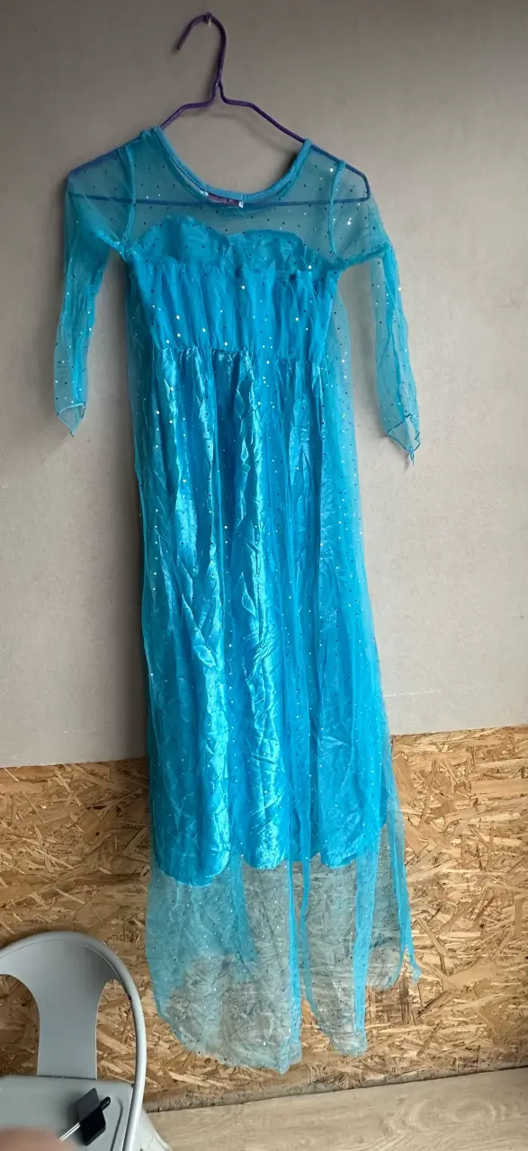 Disfraz de princesa azul para niña - 2