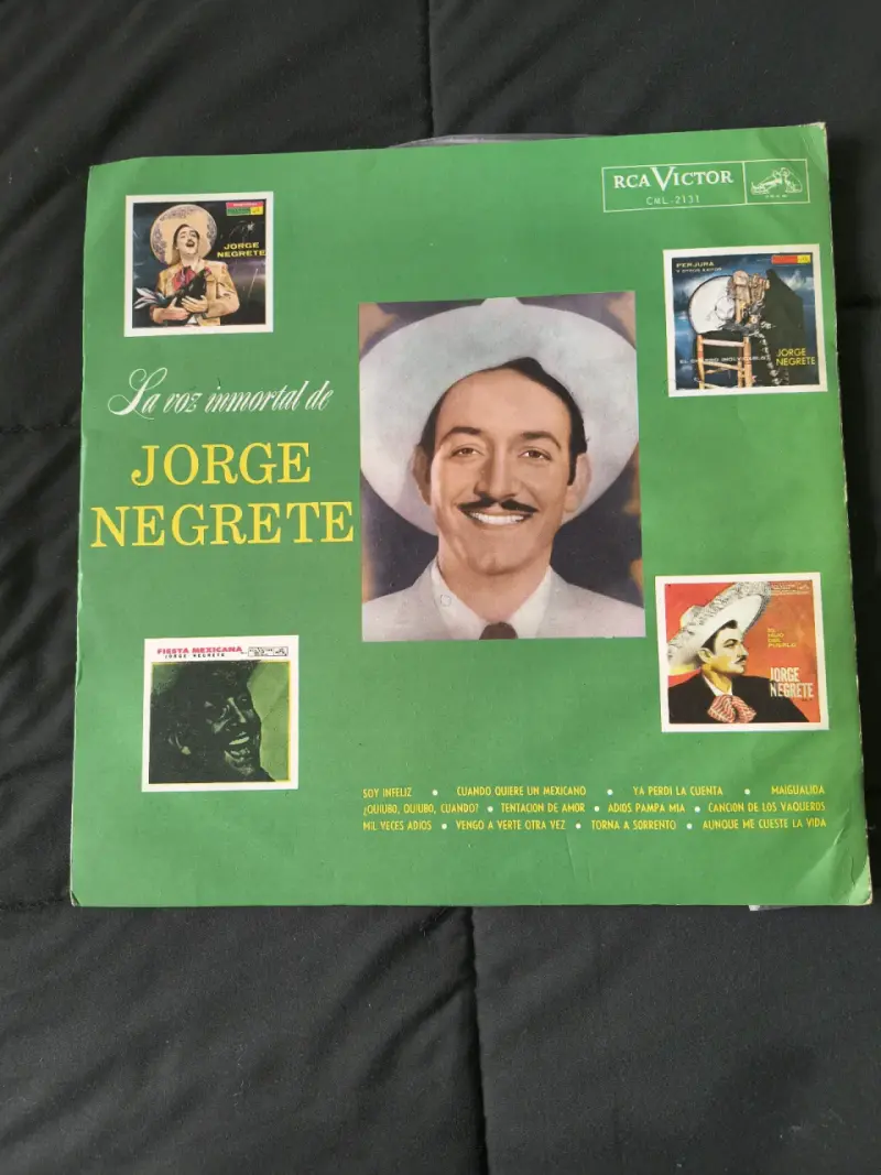 Vinilo La Voz Inmortal de Jorge Negrete