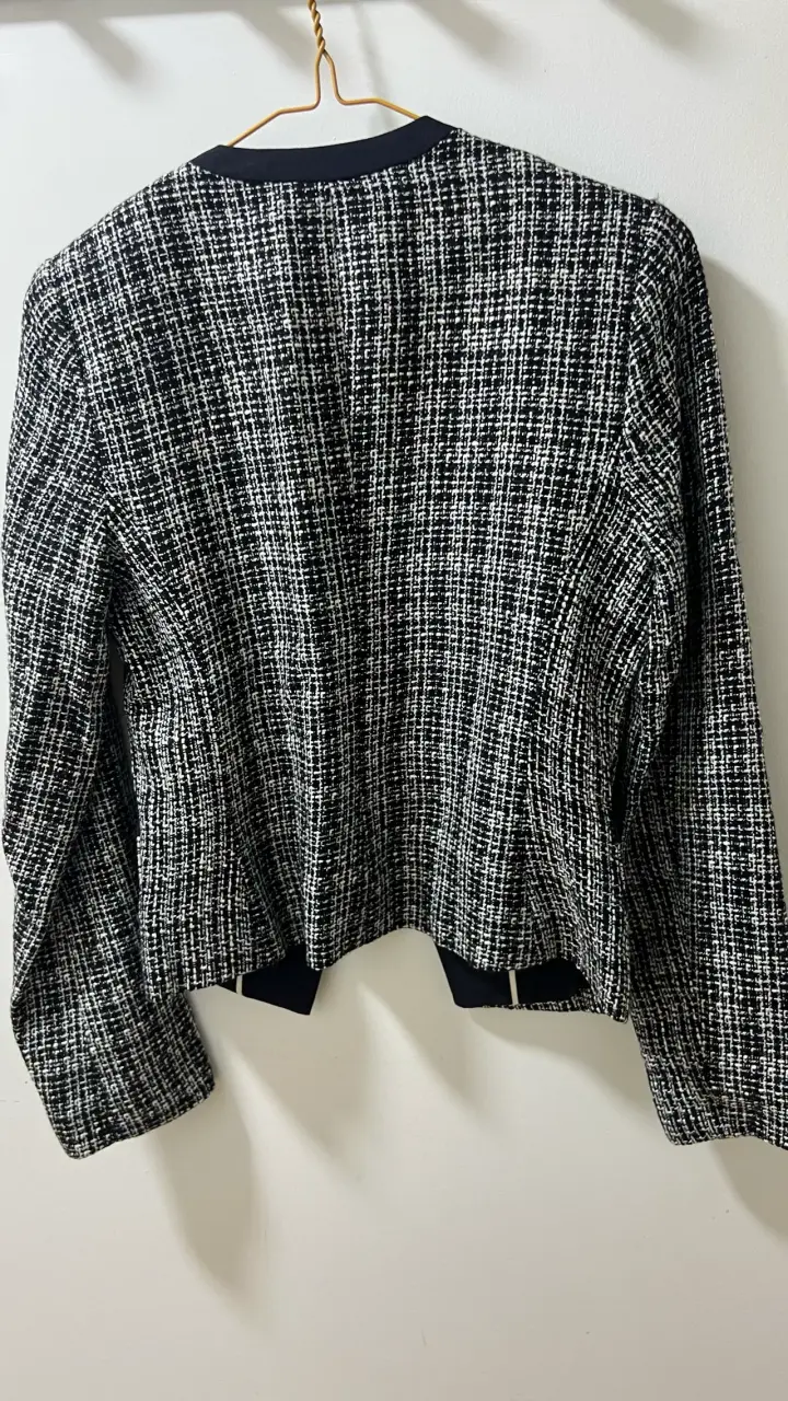 Blazer de mujer The Executive en blanco y negro - 3