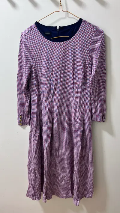 Vestido Talbots estampado geométrico - miniatura 1