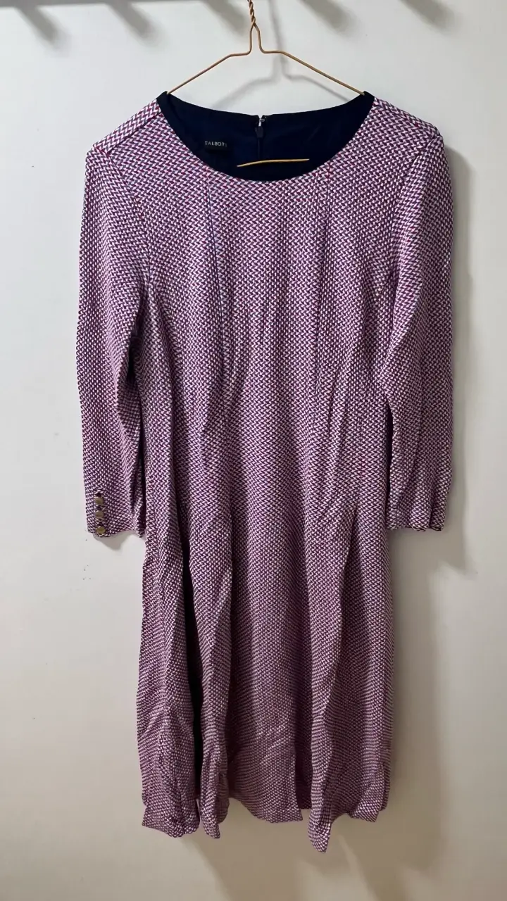 Vestido Talbots estampado geométrico - 2