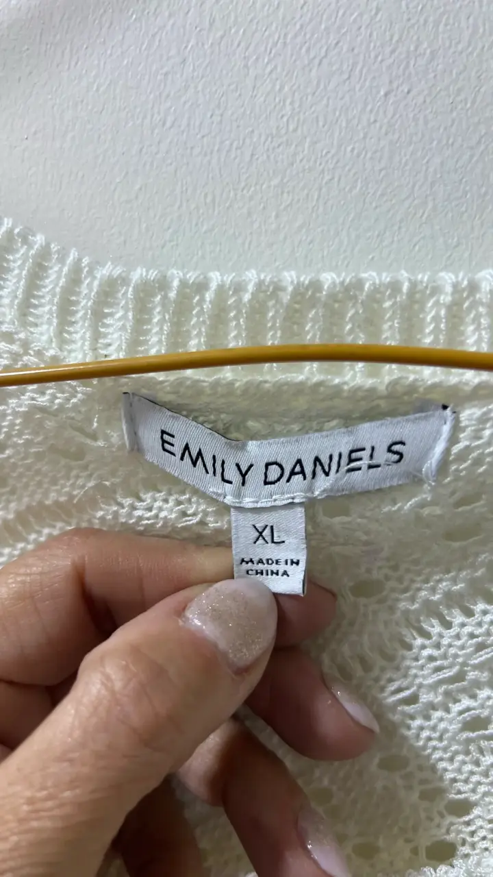 Suéter Blanco de Encaje Emily Daniels - 2